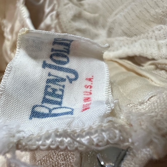 1950s Bien Jolie Open Bottom Girdle Six Straps Vintage Lingerie Large - Picture 6 of 7